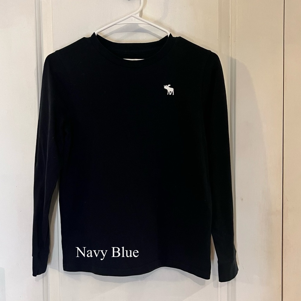 Boys Abercrombie Essential Icon Long sleeve tee.